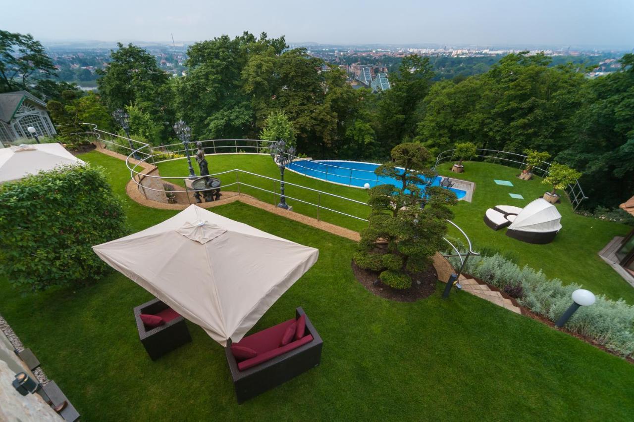 Villa Via Lapis - Panoramablick Ueber Dresden - Garten - Pool - Sauna - Luxus المظهر الخارجي الصورة